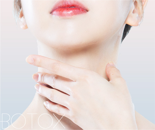 Neck wrinkle Botox